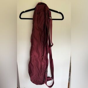 Lululemon Burgundy get rolling Yoga Mat Bag